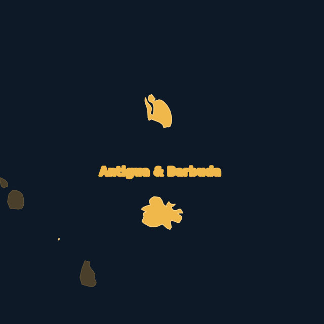 Antigua & Barbuda location map