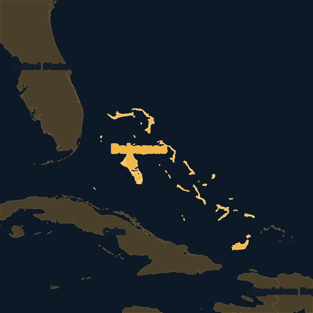 Bahamas location map