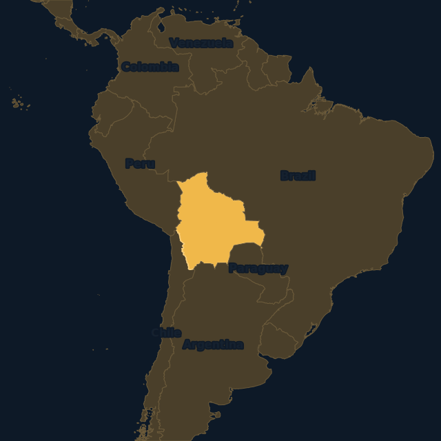 Bolivia location map