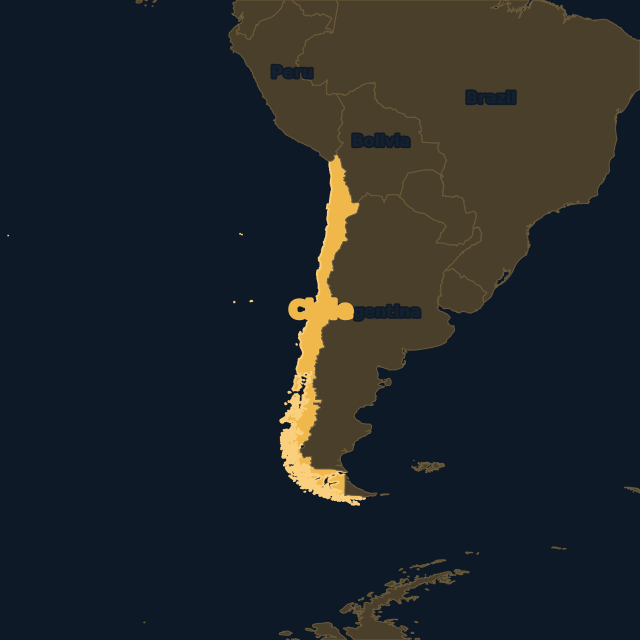 Chile location map