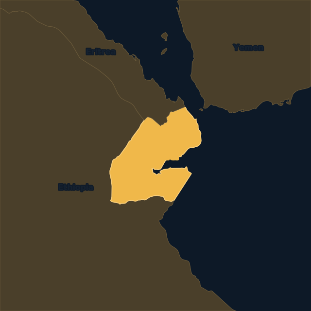 Djibouti location map