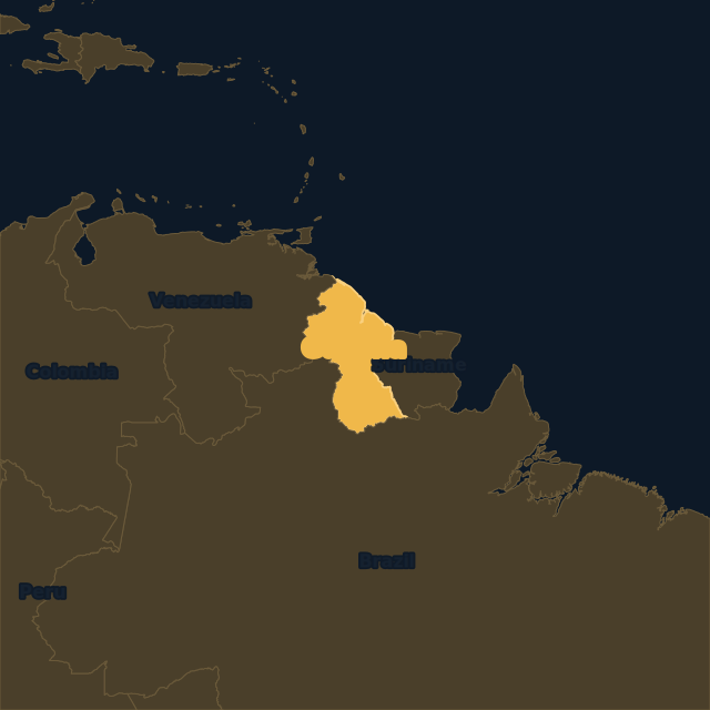 Guyana location map