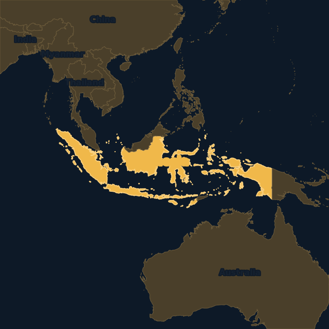 Indonesia location map