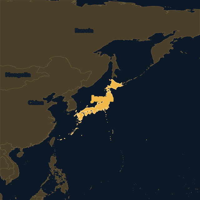 Japan location map
