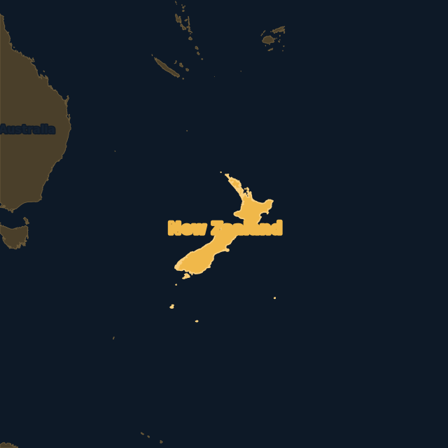 New Zealand location map