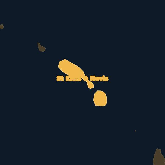 St. Kitts & Nevis location map